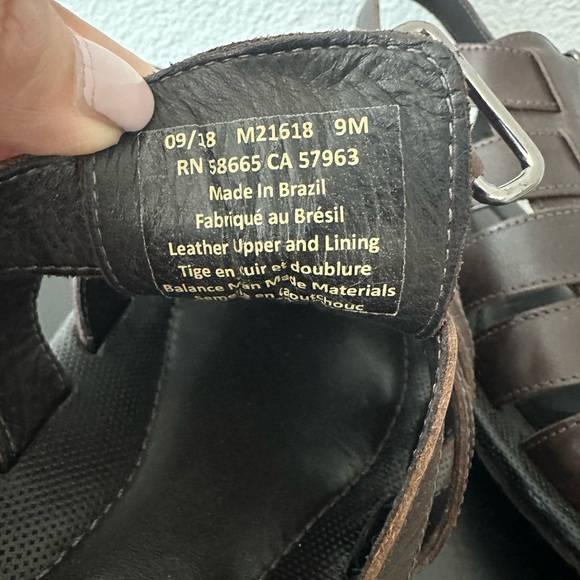 Men's Leather fisherman sandals - Picture 2 of 6